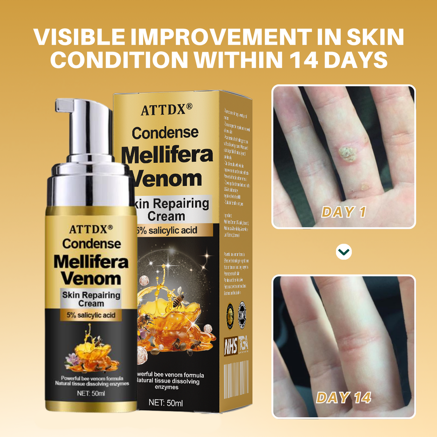ATTDX® Condense Mellifera Venom Skin Repairing Cream