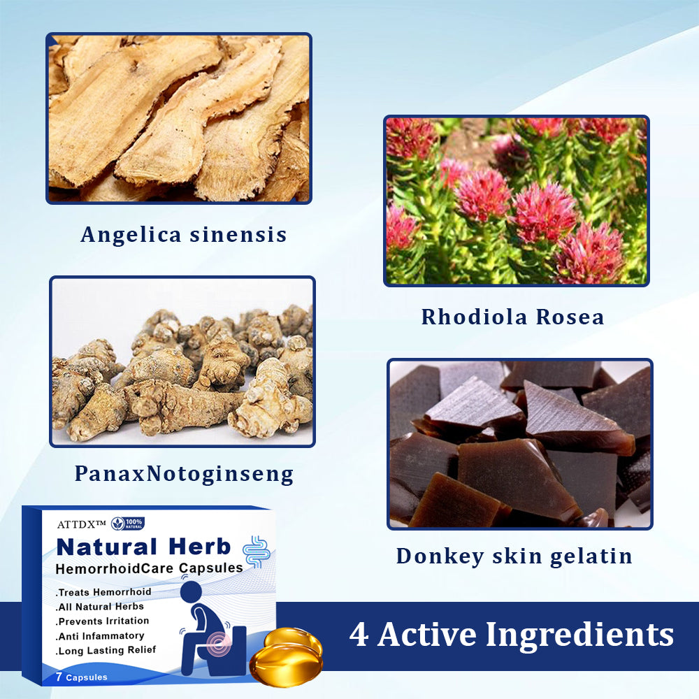 ATTDX™ Natural Herb HemorrhoidCare Capsules
