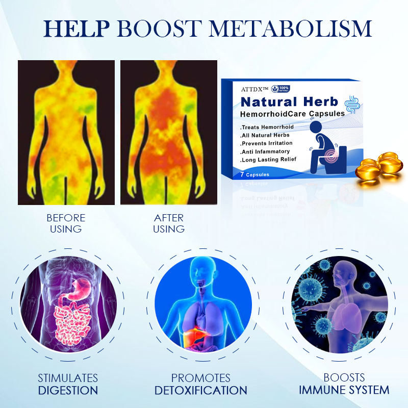 ATTDX™ Natural Herb HemorrhoidCare Capsules