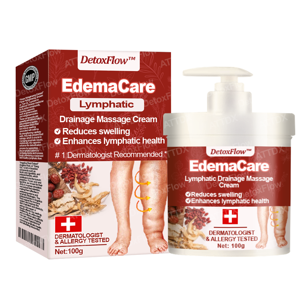 DetoxFlow™ EdemaCare Lymphatic Drainage Massage Cream 2