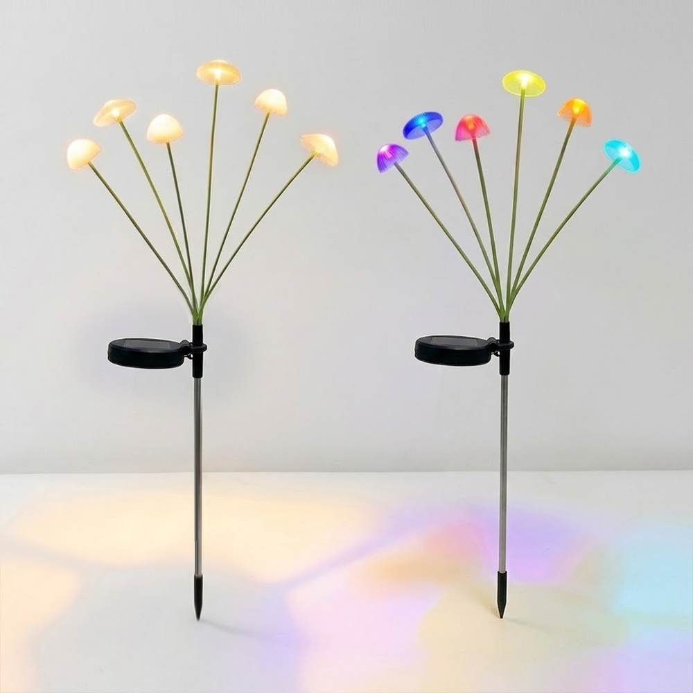 HomeCleanGoods™ FairyGlow Solar Mushroom Pest Repeller