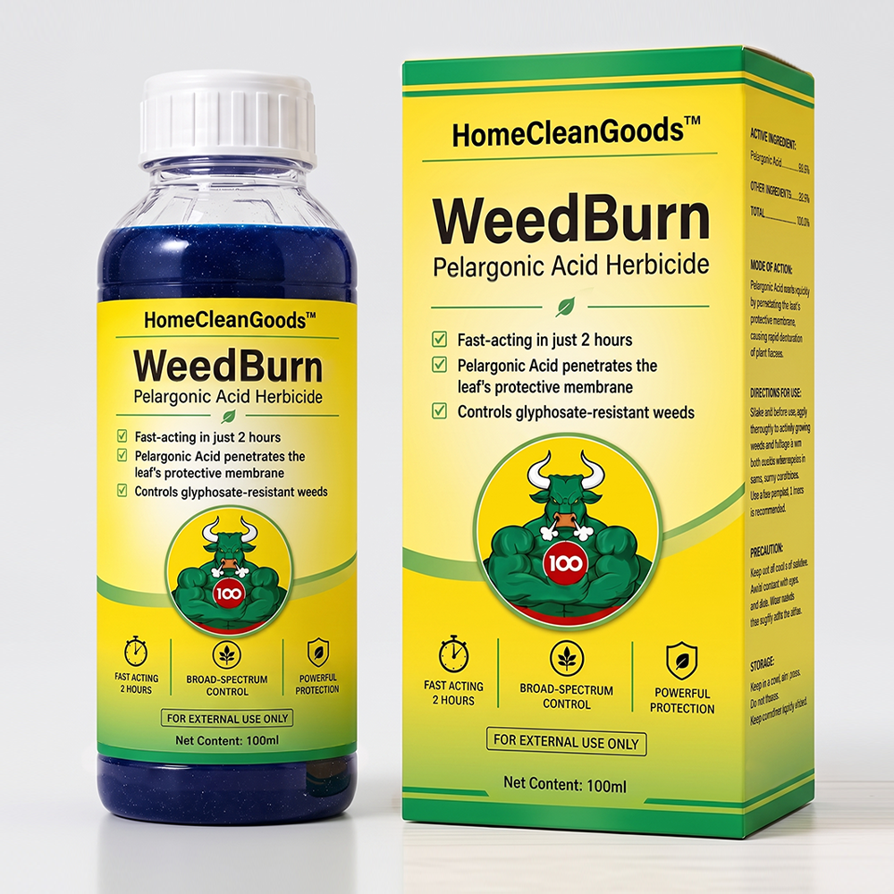 HomeCleanGoods™ WeedBurn Pelargonic Acid Herbicide