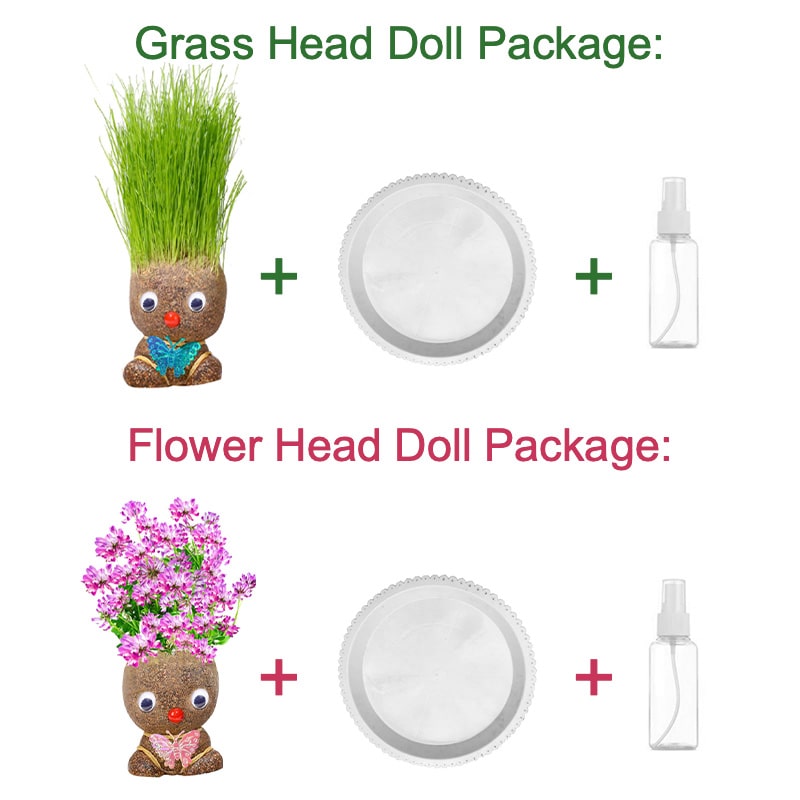 RICPIND™ GrassMate Growing Doll
