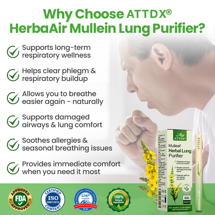 ATTDX® Mulleaf Herbal Lung Purifier 21 ATTDX® Mulleaf Herbal Lung Purifier