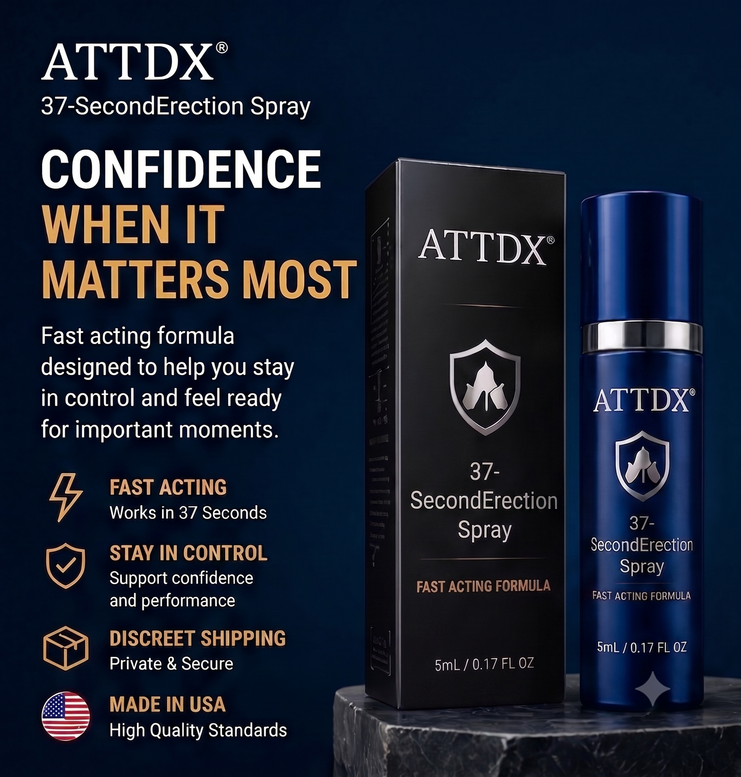 ATTDX® 37-SecondErection Spray