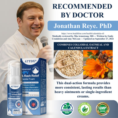 ATTDX® Advanced HPV & Rash Relief Genital Foam