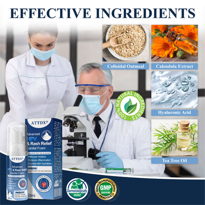 ATTDX® Advanced HPV & Rash Relief Genital Foam