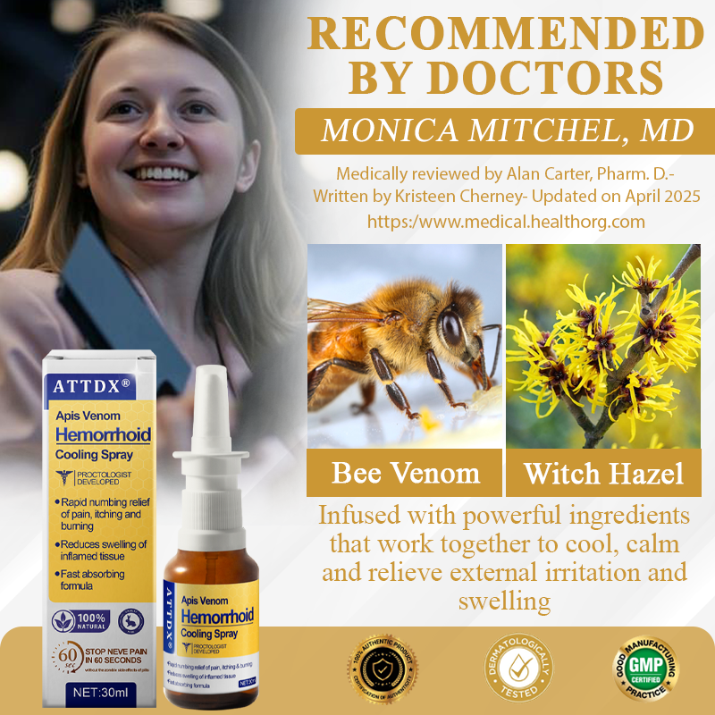 ATTDX® Apis Venom Hemorrhoid Cooling Spray 24 ATTDX® Apis Venom Hemorrhoid Cooling Spray