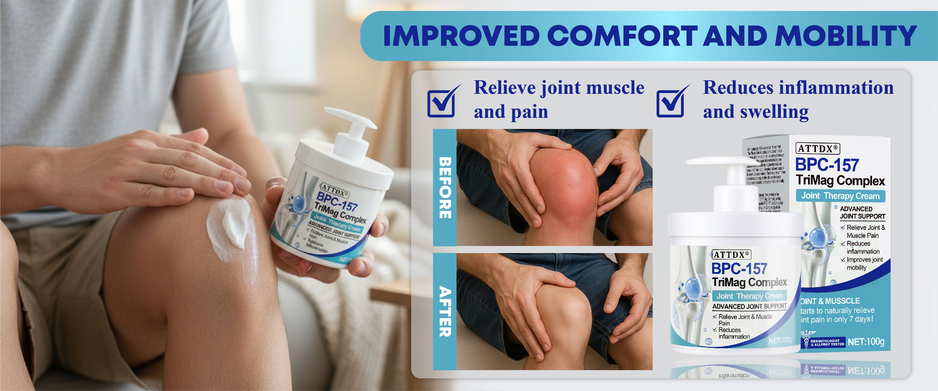 ATTDX® BPC-157 TriMag Complex Joint Therapy Cream image ATTDX® BPC-157 TriMag Complex Joint Therapy Cream