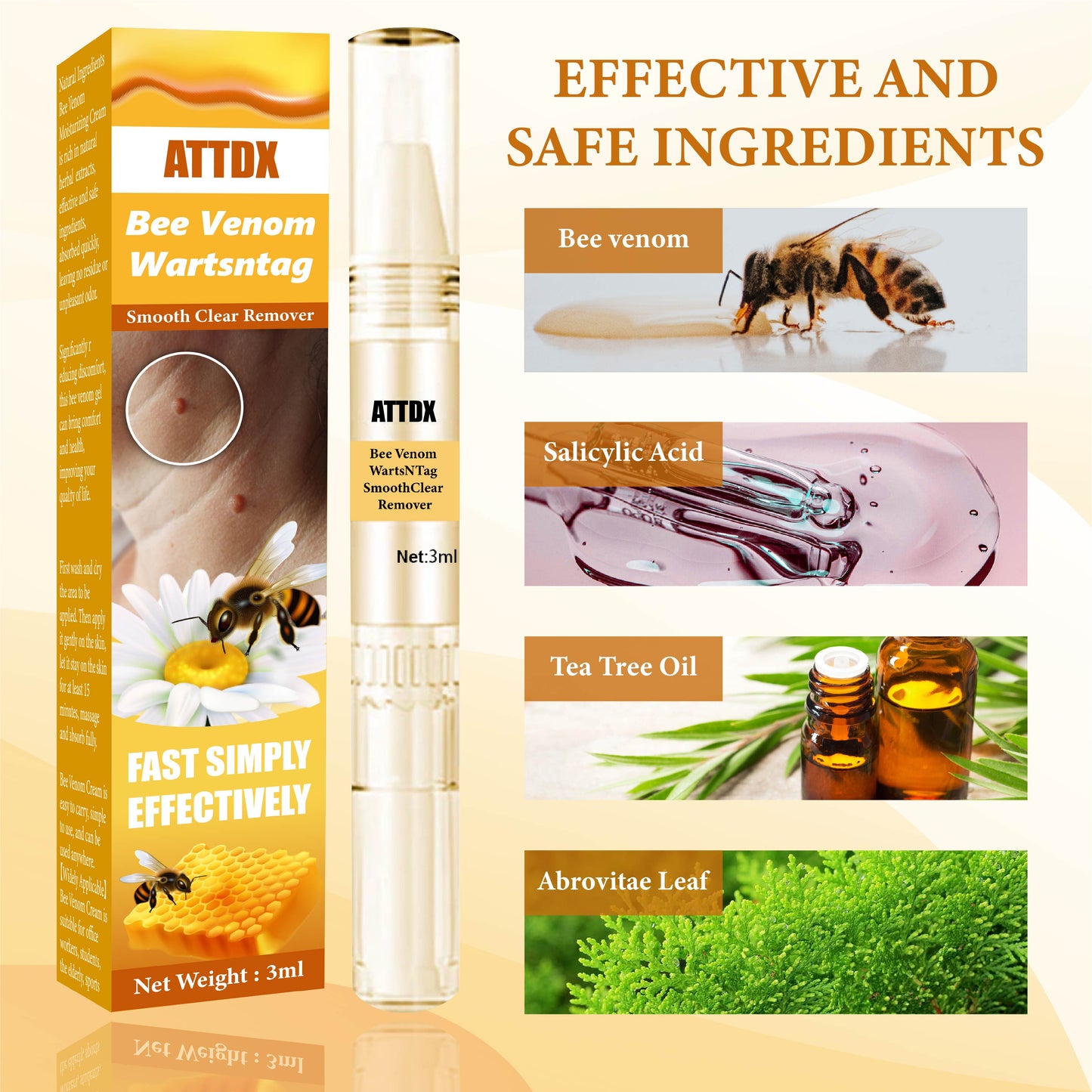 Bee Venom WartsNTag SmoothClear Remover