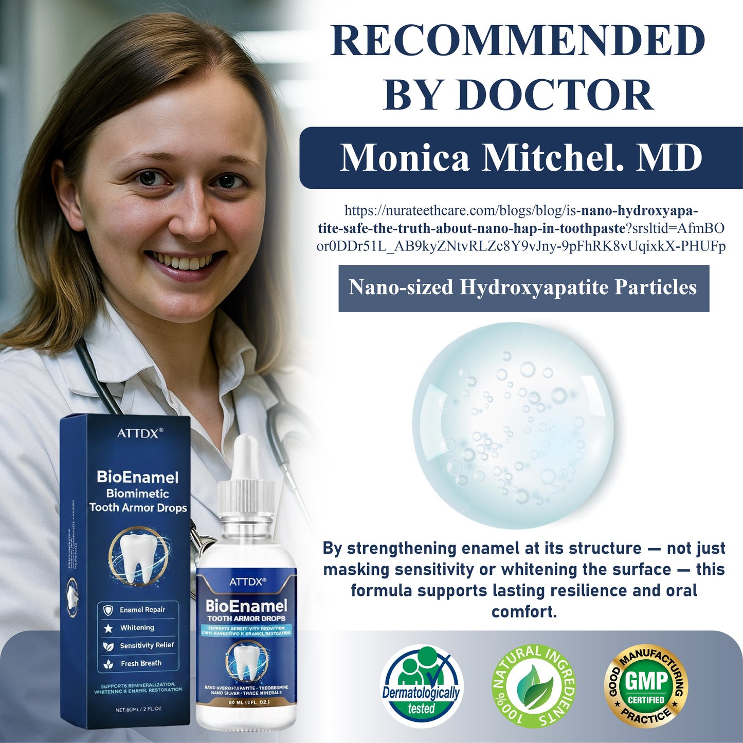 ATTDX® BioEnamel Biomimetic Tooth Armor Drops