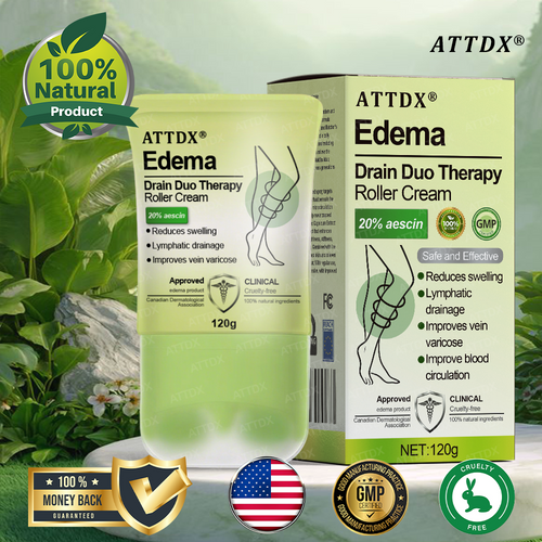 ATTDX® Edema Drain Duo Therapy Roller Cream 24 ATTDX® Edema Drain Duo Therapy Roller Cream