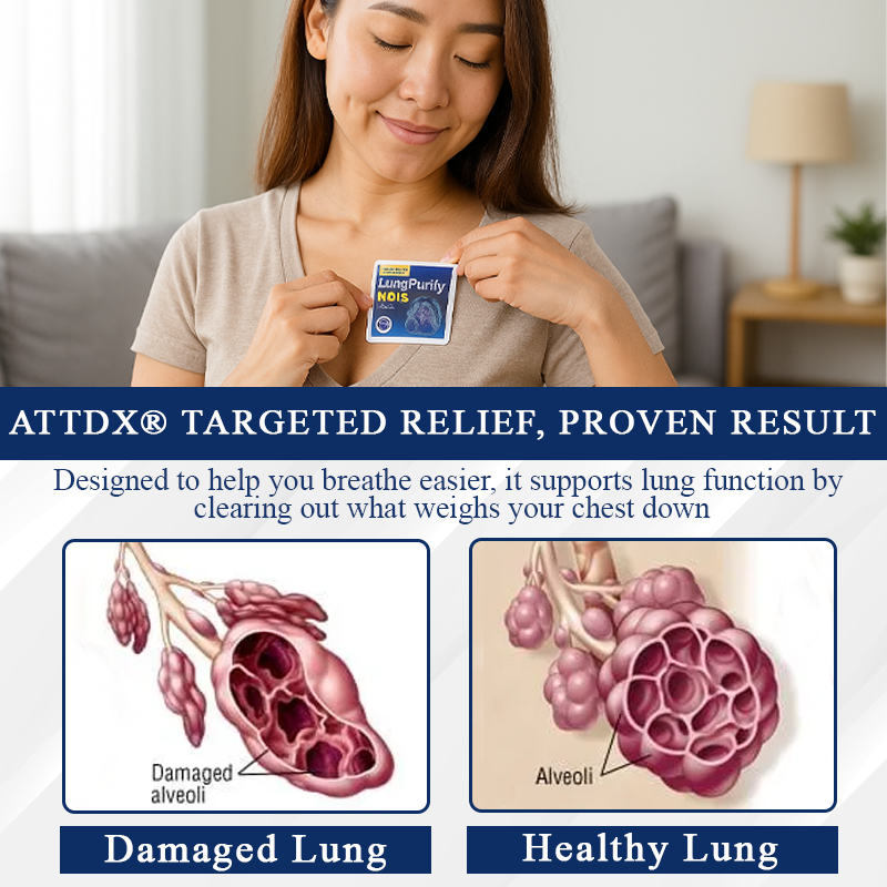 ATTDX® LungPurify NDIS Herbal Detox Patch 24 ATTDX® LungPurify NDIS Herbal Detox Patch