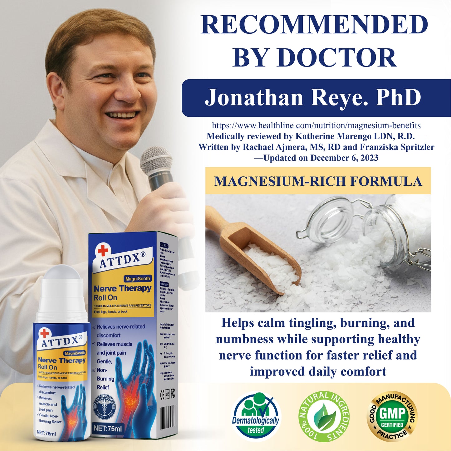 ATTDX® MagniSooth Nerve Therapy Roll On