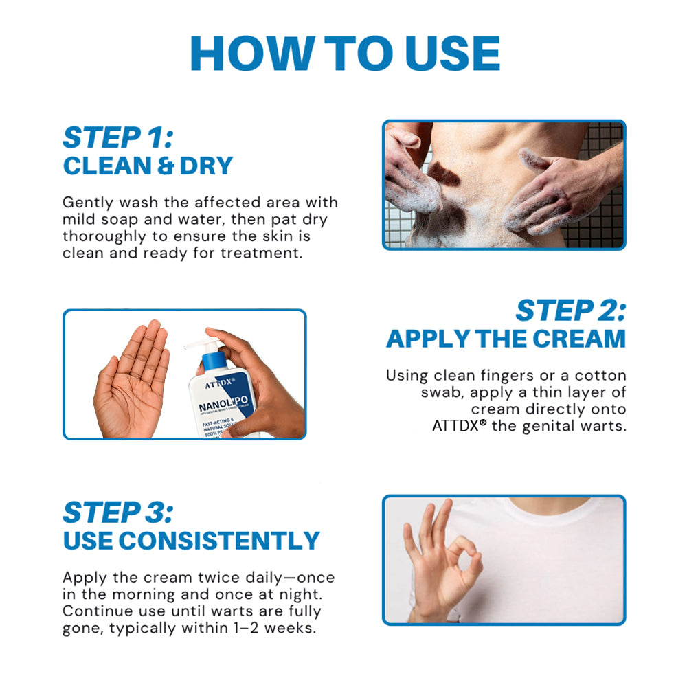 ATTDX® NanoLipo HPV Genital Warts Eraser Cream 21 ATTDX® NanoLipo HPV Genital Warts Eraser Cream