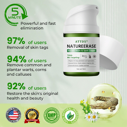 ATTDX® NatureErase Instant Alligator Oil Mole & Spot Cream