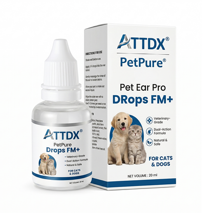 ATTDX® PetPure Pet Ear Pro Drops FM+