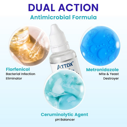 ATTDX® PetPure Pet Ear Pro Drops FM+