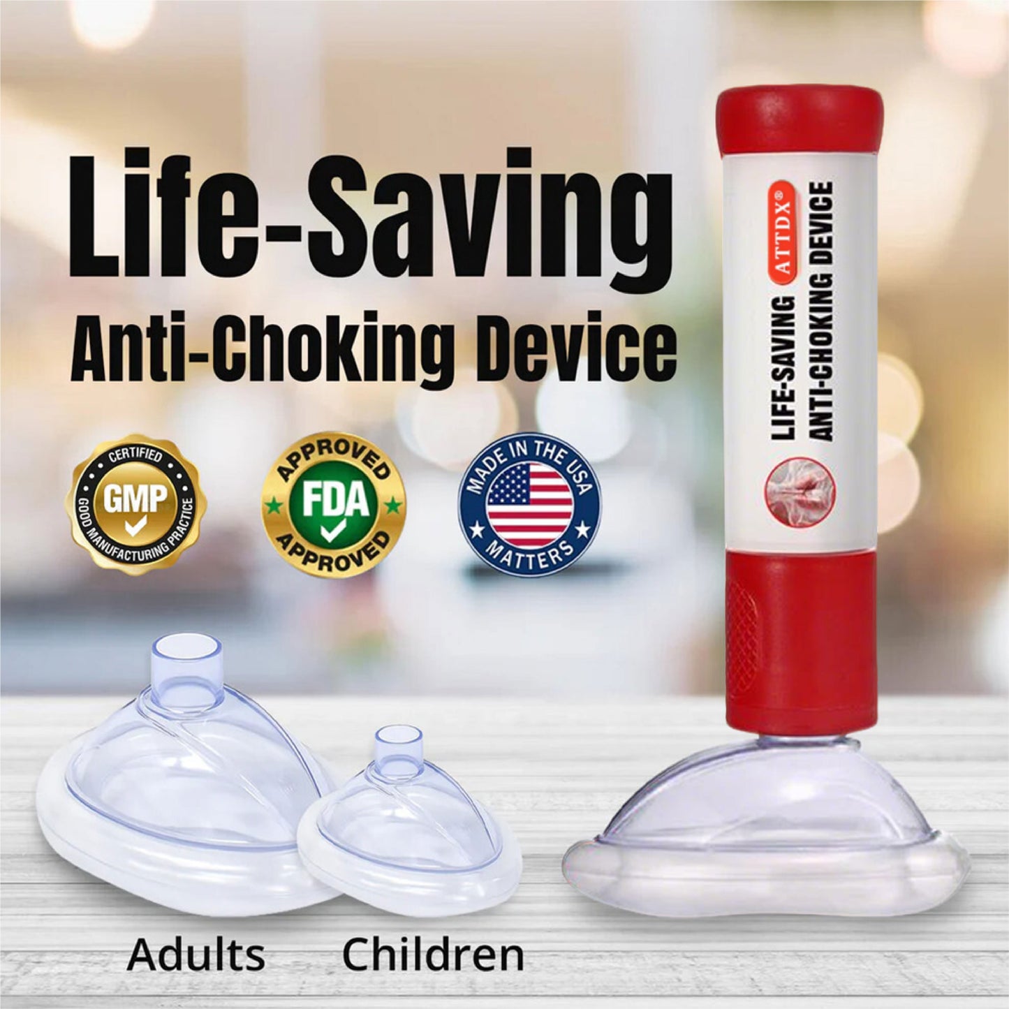 ATTDX® Prime Life-Saving Anti-Choking Device