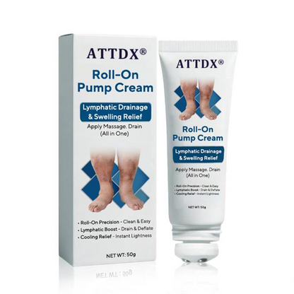 ATTDX® Roll-On Pump Cream for Lymphatic Drainage & Swelling Relief