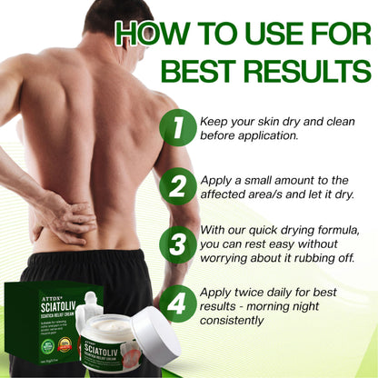 ATTDX® Sciatoliv Sciatica Relief Cream