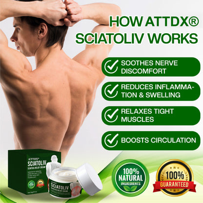 ATTDX® Sciatoliv Sciatica Relief Cream