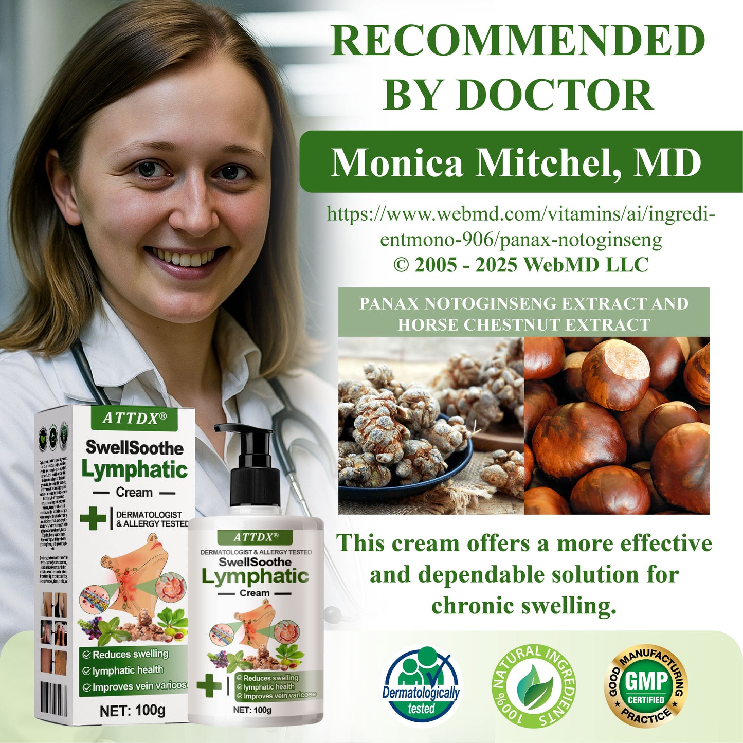 ATTDX® SwellSoothe Lymphatic Cream