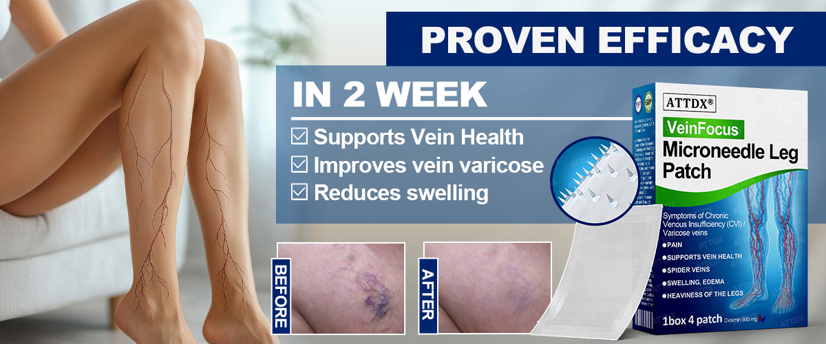 ATTDX® VeinFocus Microneedle Leg Patch 26 ATTDX® VeinFocus Microneedle Leg Patch