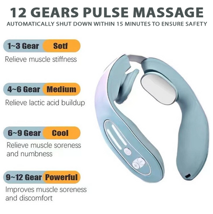 CircuWave™ EMS Neck Acupoints Lymphvity Massager Device