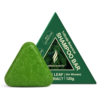 ComfortCornerUs™ TriScalp Botanical Shampoo Bar for Women