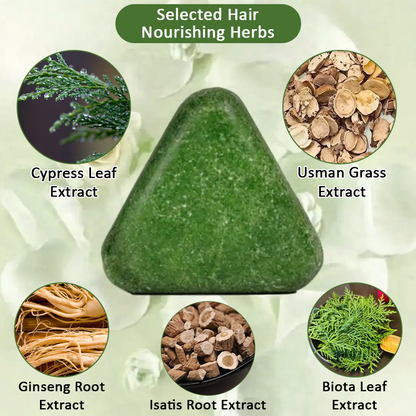 ComfortCornerUs™ TriScalp Botanical Shampoo Bar for Women