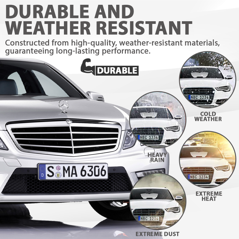 ConcealDrive™ Stealth Guard Car Number Plate Sticker