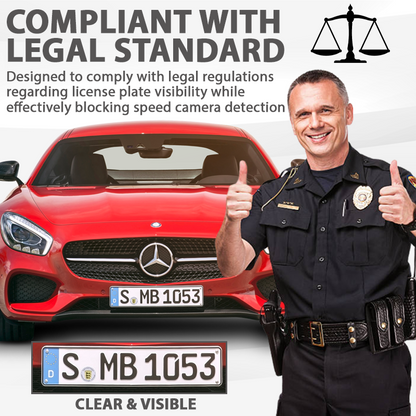 ConcealDrive™ Stealth Guard Car Number Plate Sticker