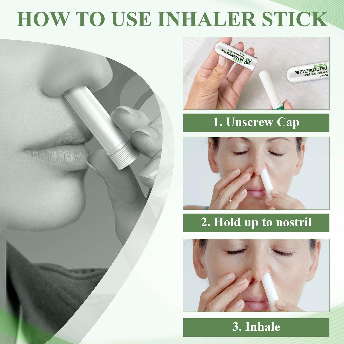 EdemaCare™ DetoxBreathe Nasal Inhaler Stick