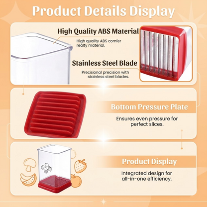 HomeCleanGoods™ InstaSlice Multi Food Press Cutter
