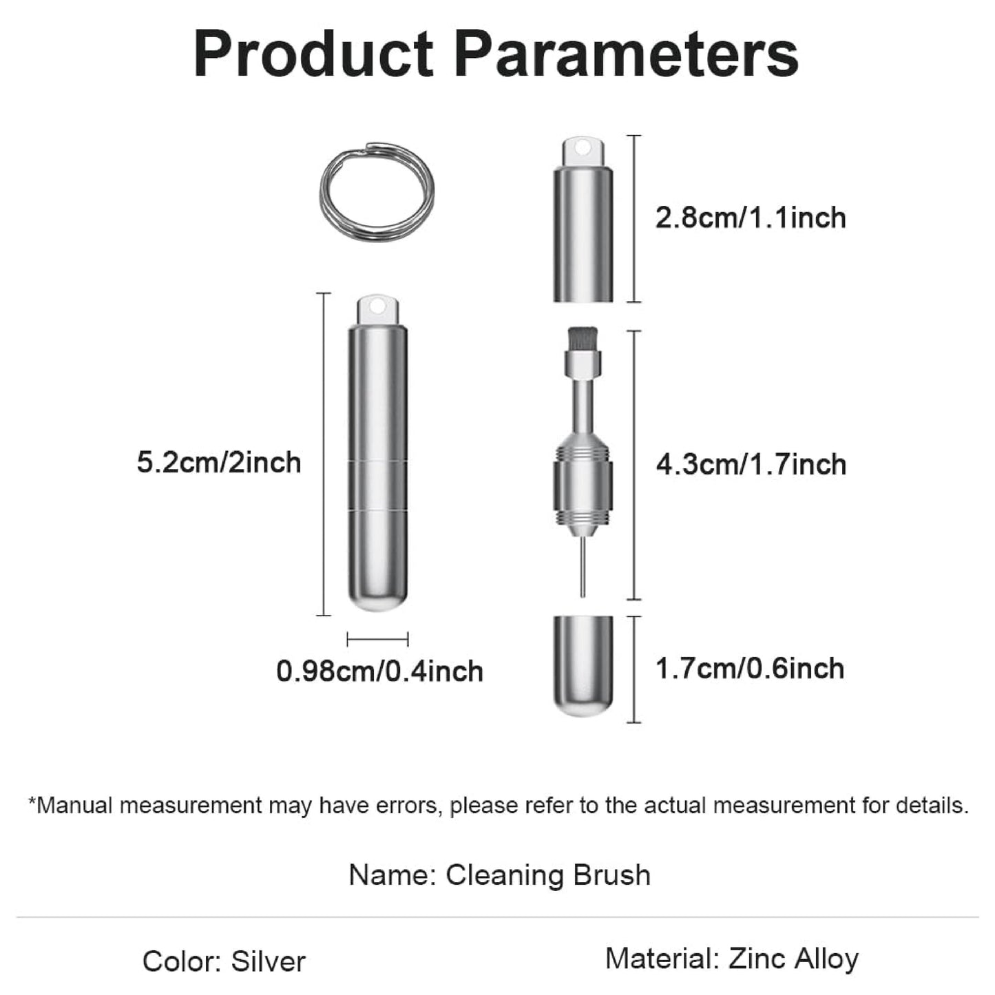HomeCleanGoods™ MicroClean 2-in-1 SIM Ejector Brush Tool