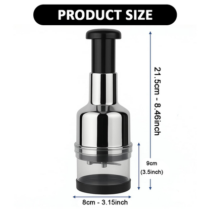 HomeCleanGoods™ QuickChop Press Chopper
