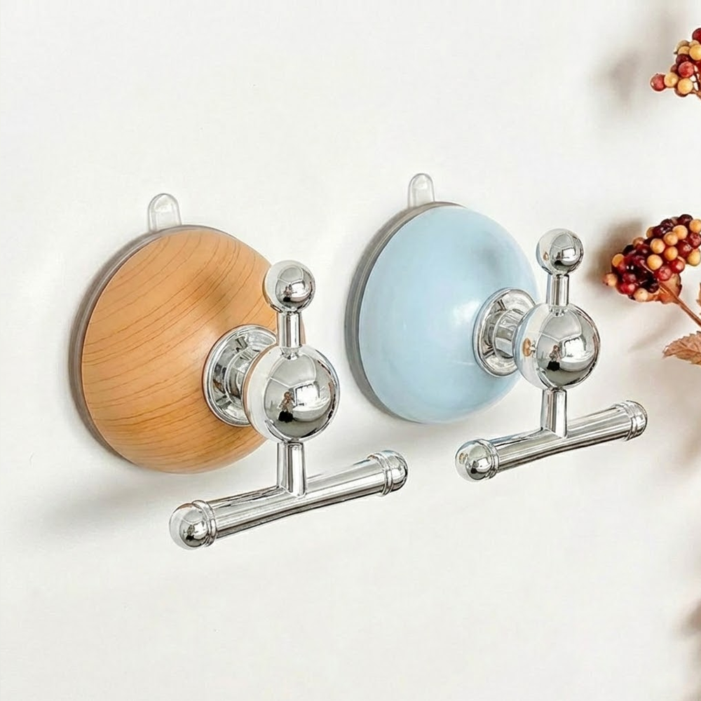 HomeCleanGoods™ TwistSeal No-Drill Suction Cup Hook