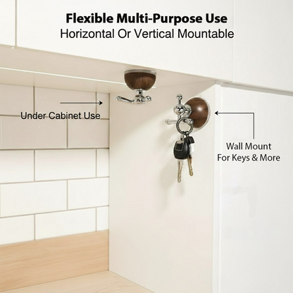 HomeCleanGoods™ TwistSeal No-Drill Suction Cup Hook