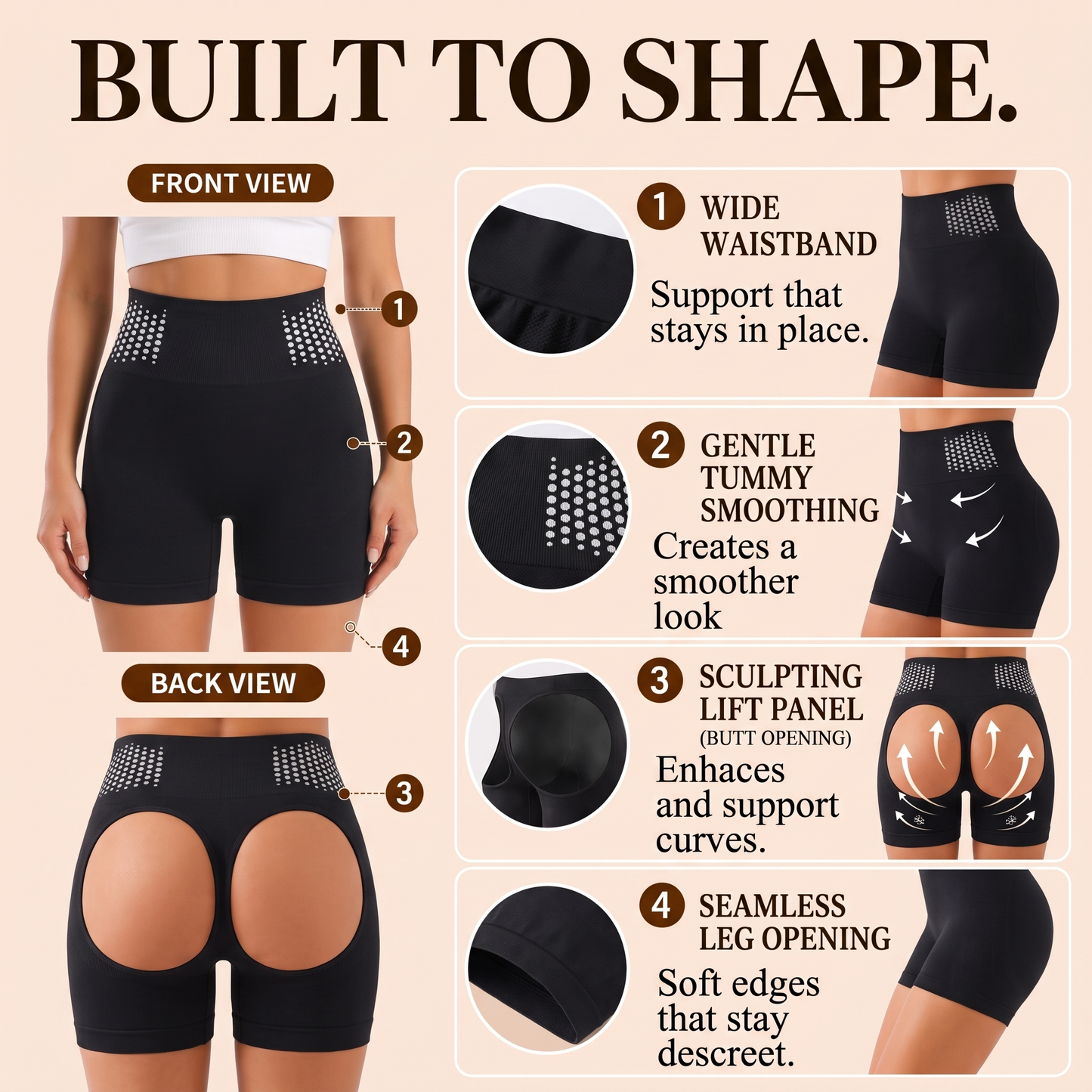 Next2Comfort™ HexLift Hip & Waist Instant Sculpting Shapewear