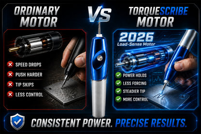 HiFiveGo™ TorqueScribe 20K Load-Sense Electric Engraving Pen