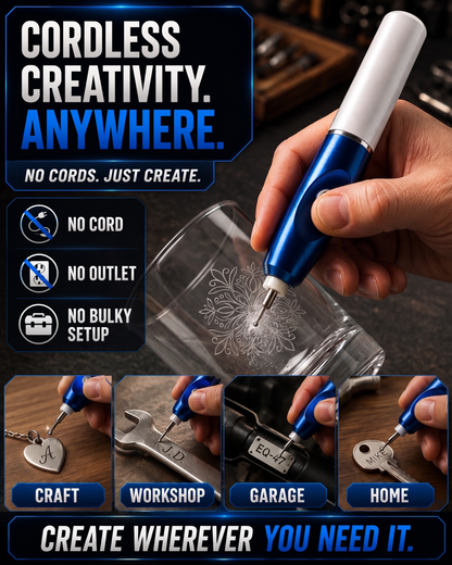 HiFiveGo™ TorqueScribe 20K Load-Sense Electric Engraving Pen