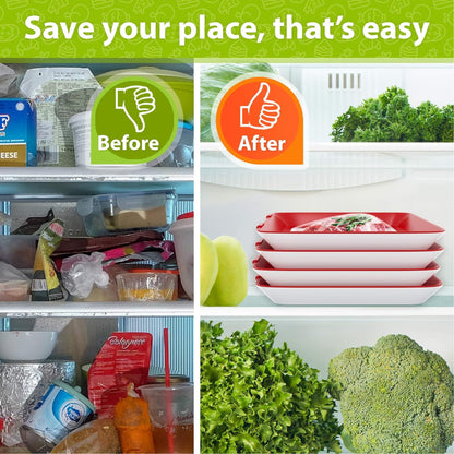 HomeCleanGoods™ AirLock Reusable Food Preservation Trays