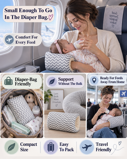 HomeCleanGoods™ BabyNest Cozy Cradle Arm Feeding Support Pillow