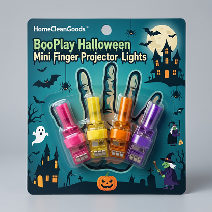HomeCleanGoods™ BooPlay Halloween Mini Finger Projector Lights