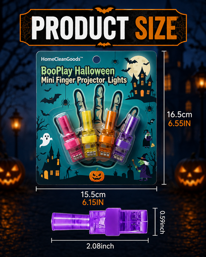 HomeCleanGoods™ BooPlay Halloween Mini Finger Projector Lights