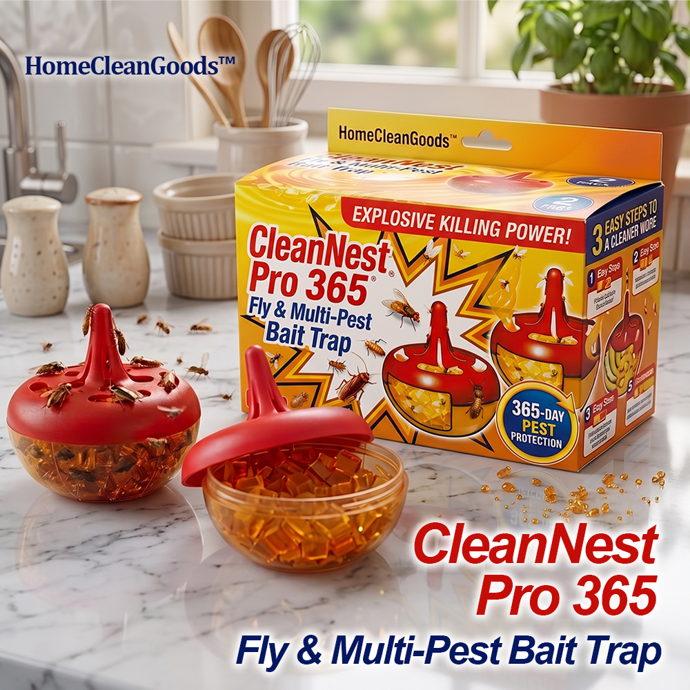 HomeCleanGoods™ CleanNest Pro 365 Fly & Multi-Pest Bait Trap