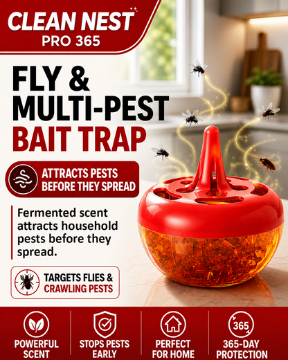 HomeCleanGoods™ CleanNest Pro 365 Fly & Multi-Pest Bait Trap