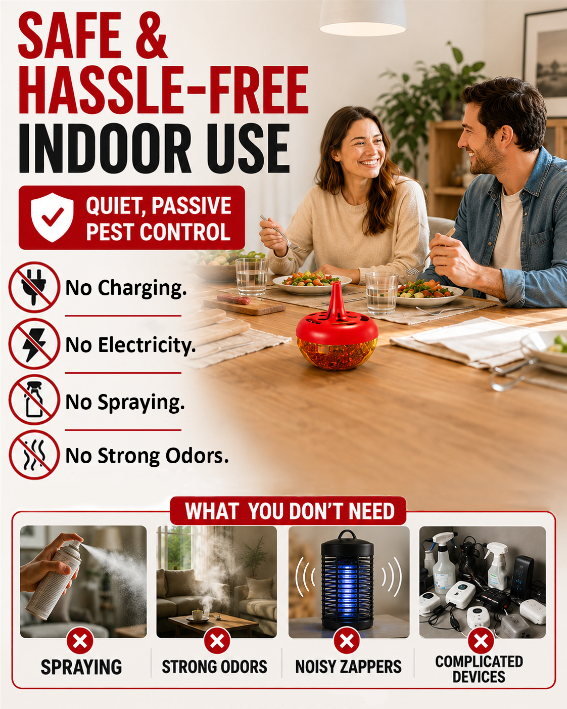 HomeCleanGoods™ CleanNest Pro 365 Fly & Multi-Pest Bait Trap
