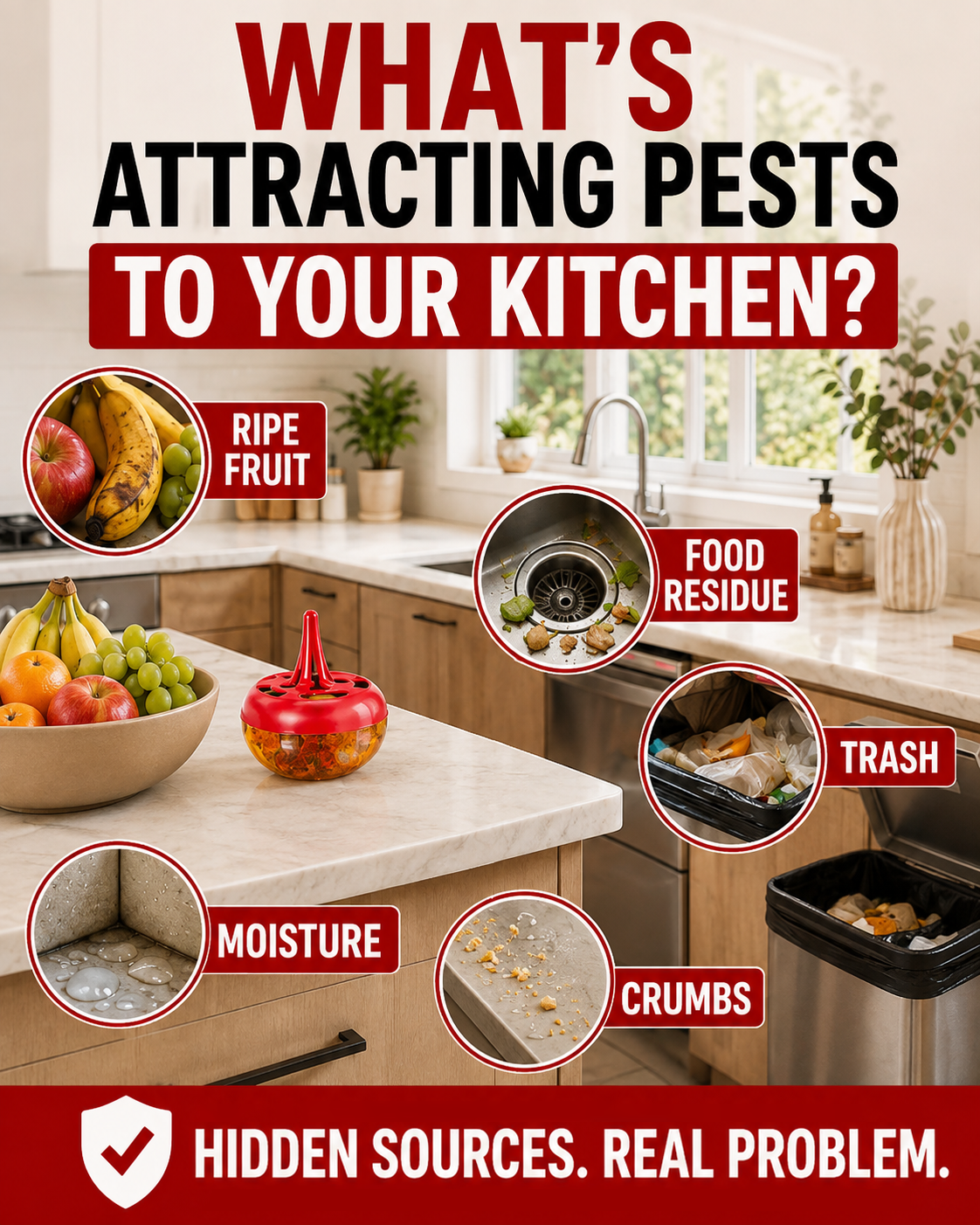 HomeCleanGoods™ CleanNest Pro 365 Fly & Multi-Pest Bait Trap